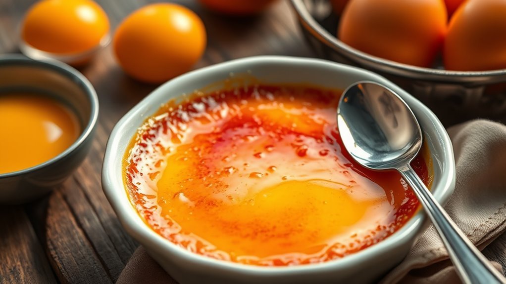 rich velvety caramelized custard