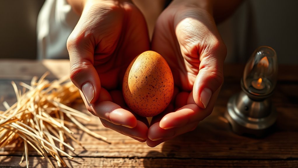 rooster mates sperm stored