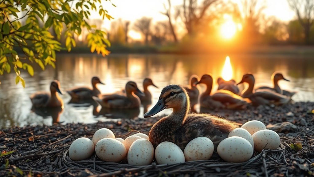 seasonal light affects duck laying