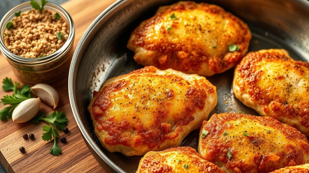 seasoned crispy chicken coating