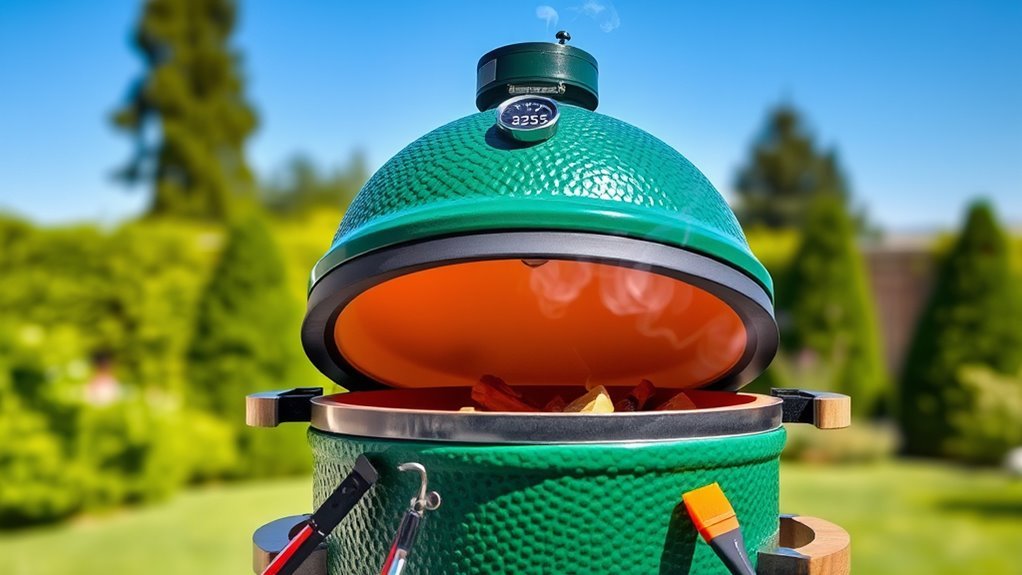 set up for indirect smoking