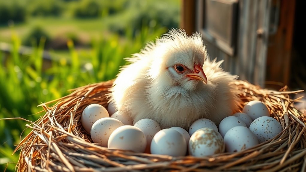 silkie hens start laying