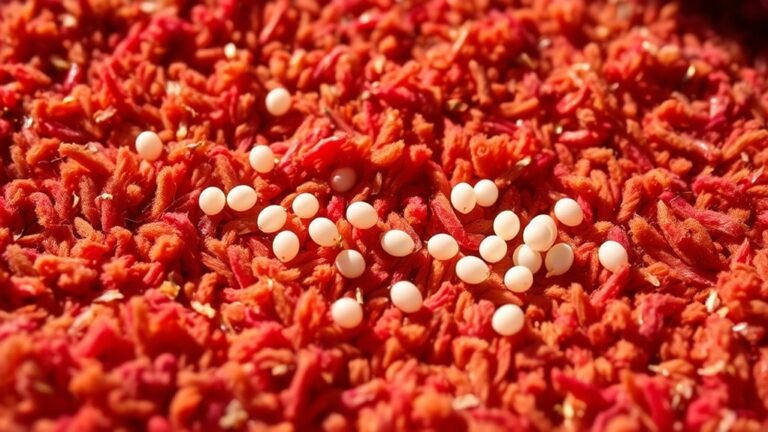 small brown oval eggs