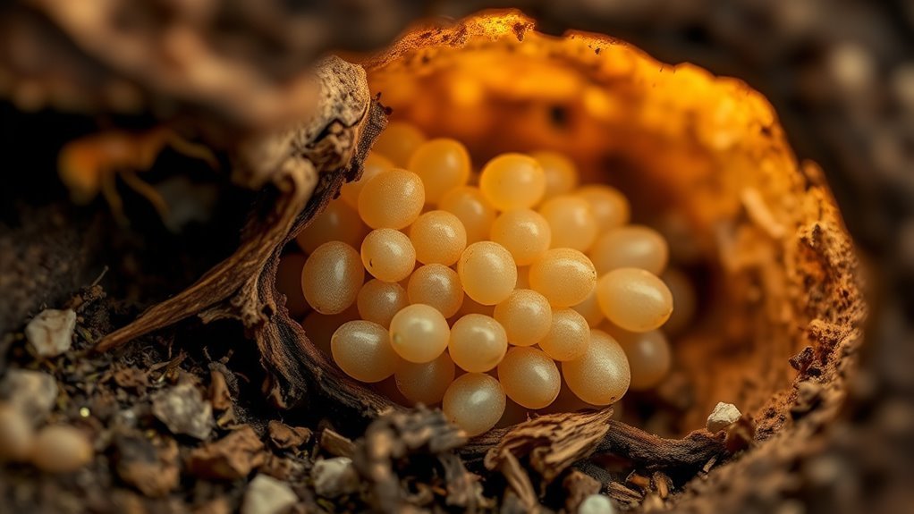 small oval white eggs