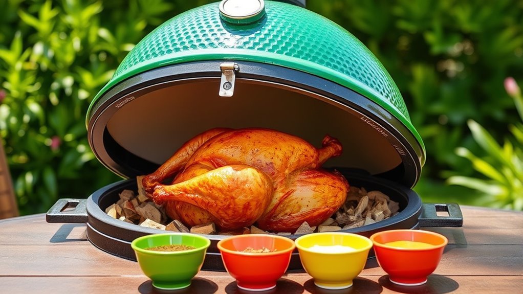 smoke turkey on big green egg