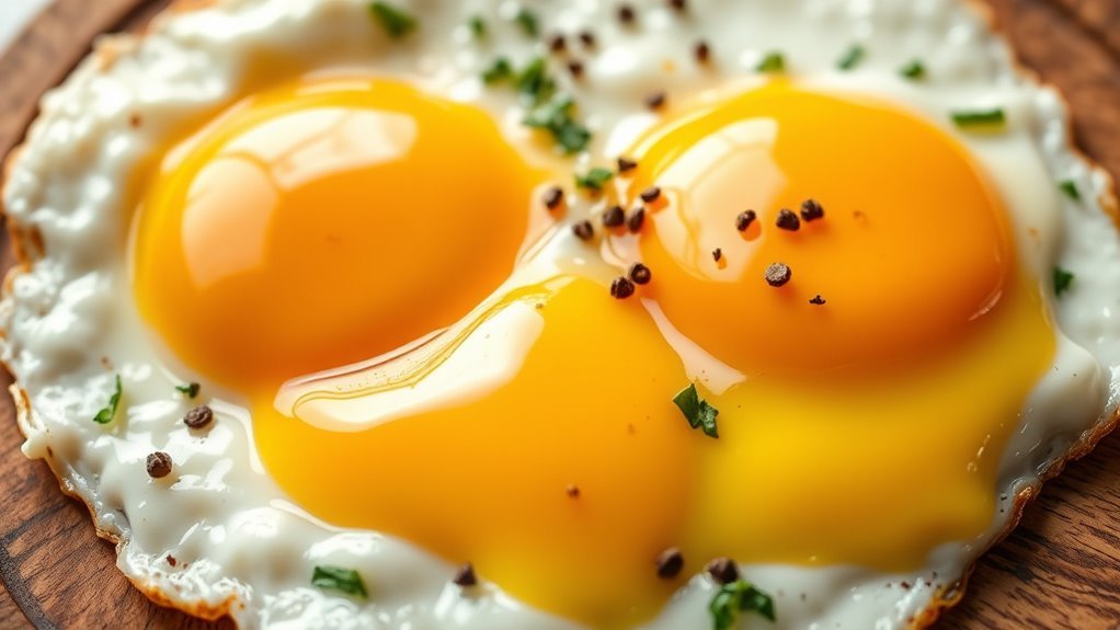 sunny side up eggs calorie content