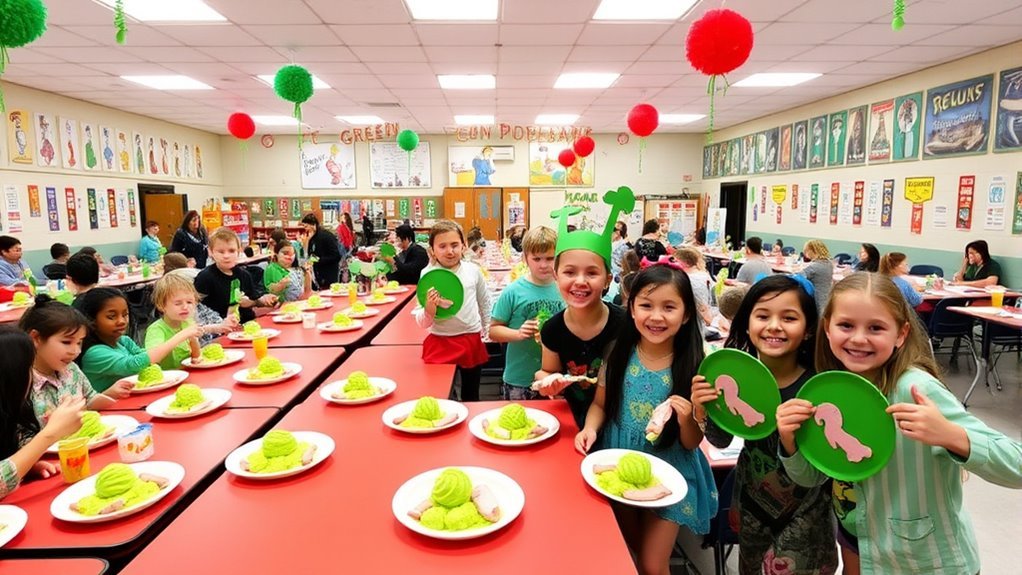 themed breakfasts and literacy activities