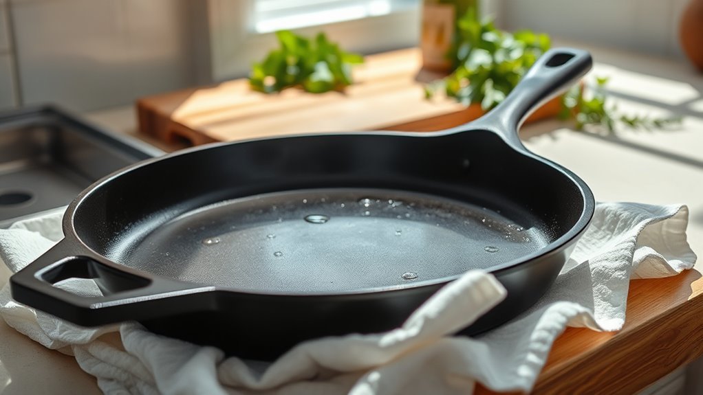 thoroughly clean and dry