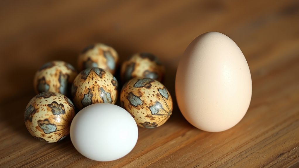 three quail eggs equal one