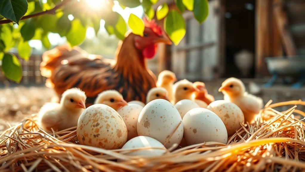 timing of hen egg laying