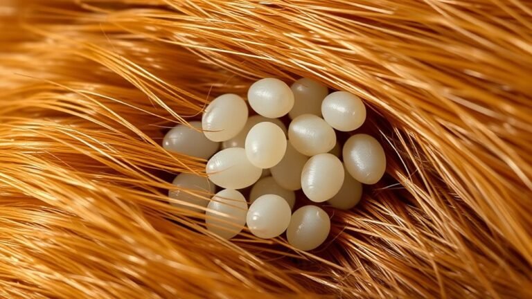 tiny oval white eggs