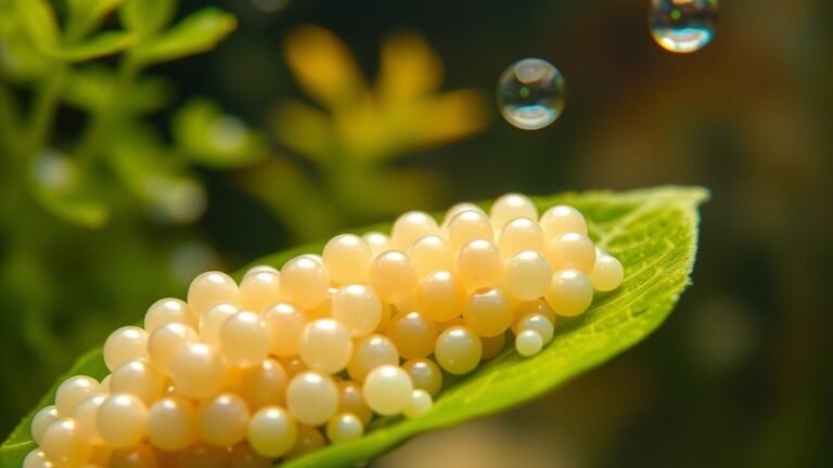 tiny translucent cluster eggs