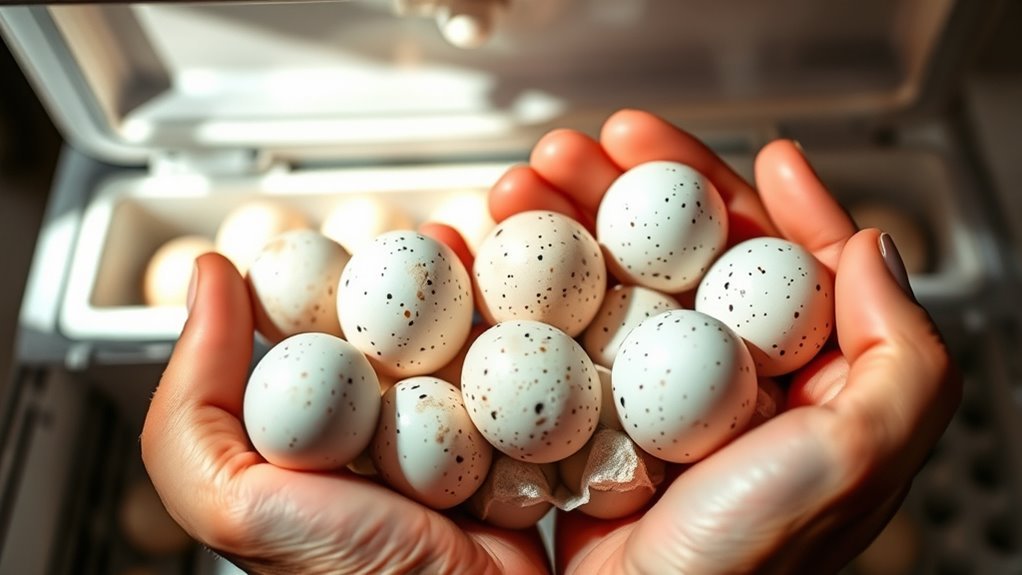 use fertilized eggs carefully