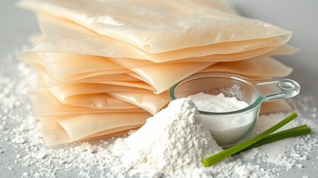 wheat flour and cornstarch