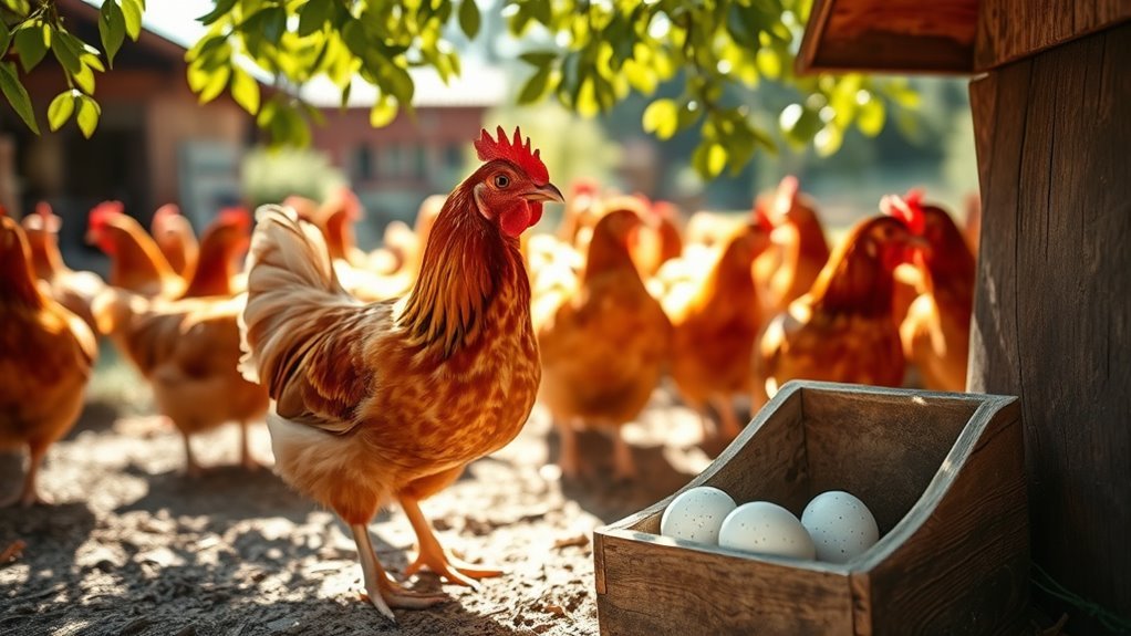 when do chickens lay eggs