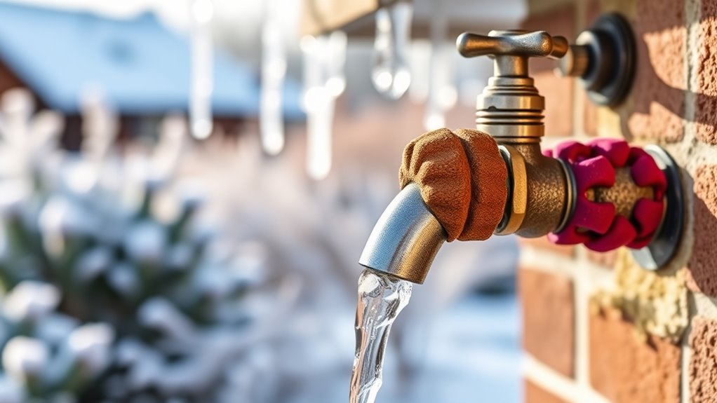 outdoor faucet pipe protection