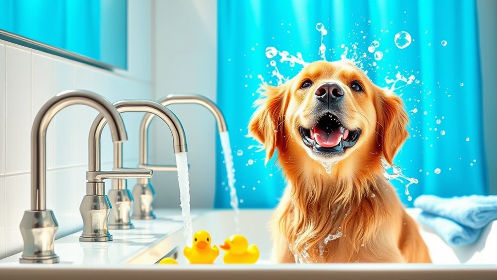 pet bath time accessories