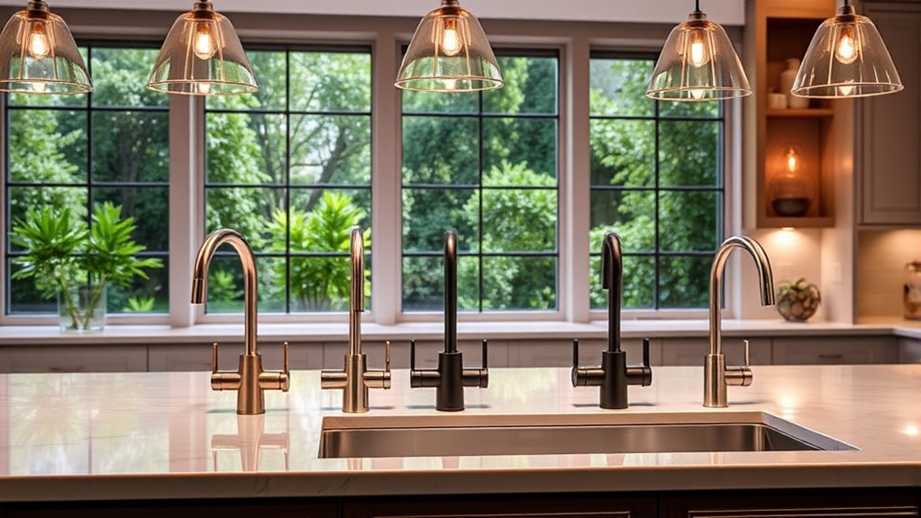 stylish pulldown kitchen faucets
