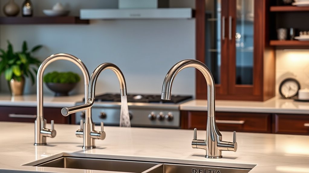 top delta kitchen faucets