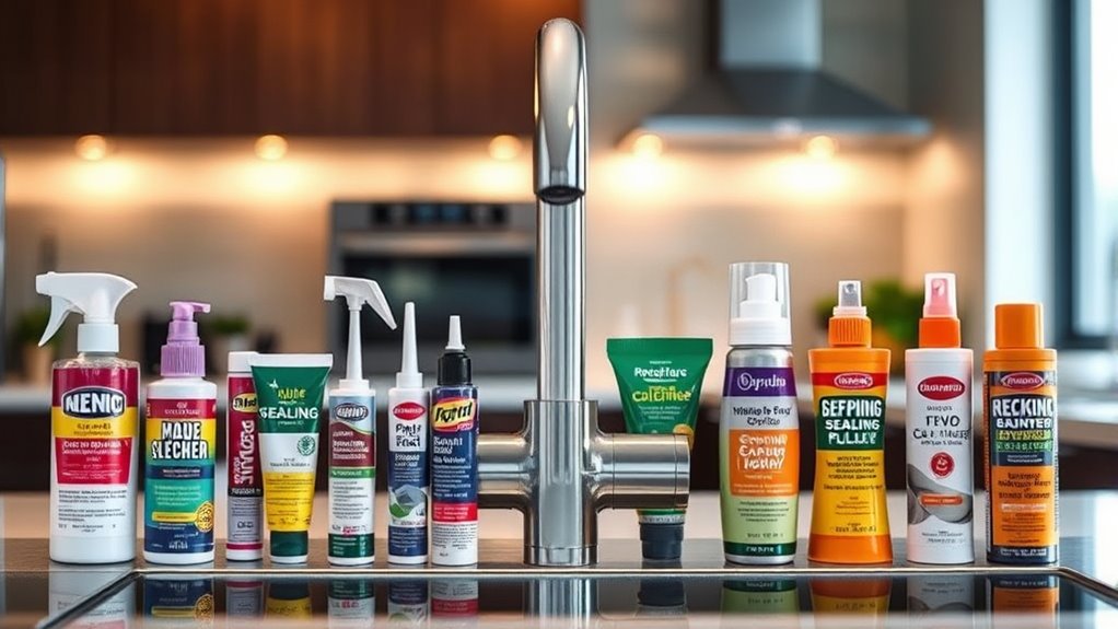 top faucet pin hole sealants