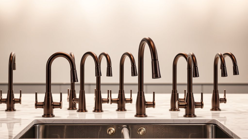 top oil rubbed faucets