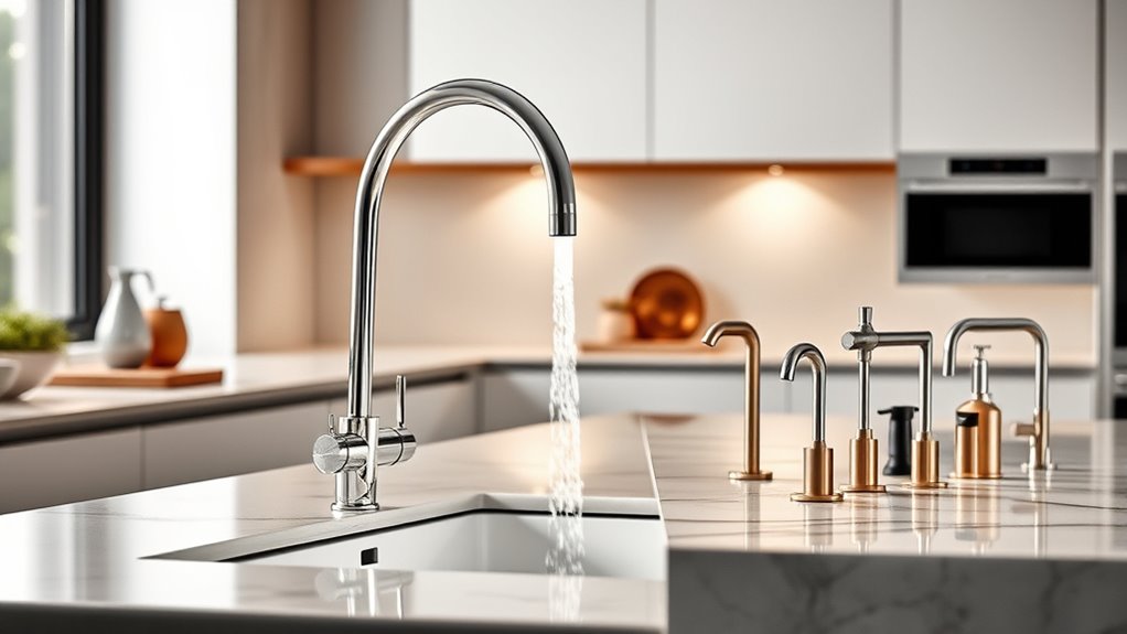 touchless faucets for shallow sinks