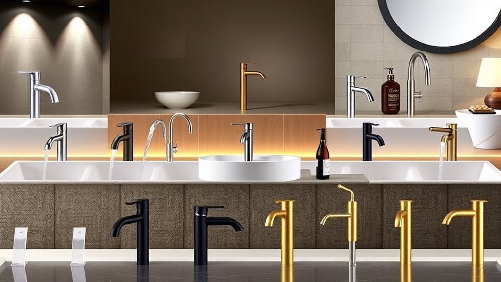 vessel sink faucet styles