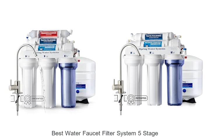 Best Water Faucet Filter System 5 Stage For Pure Water!
