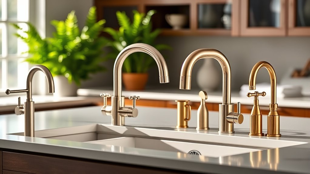 elegant kitchen faucet designs