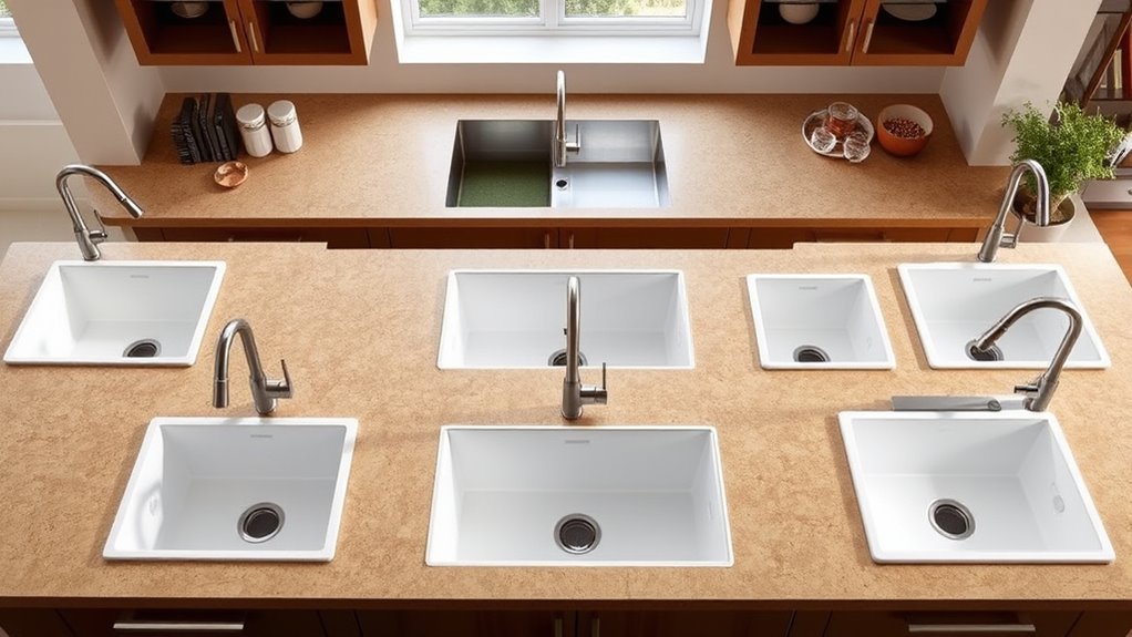 gooseneck faucet sink sizes