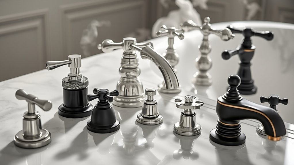 kohler tub faucet handles