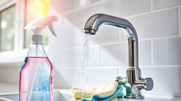 removing hard water stains