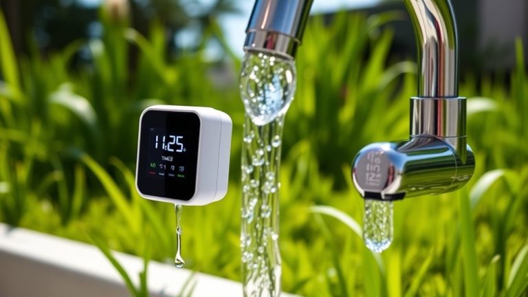 smart water saving faucet timers