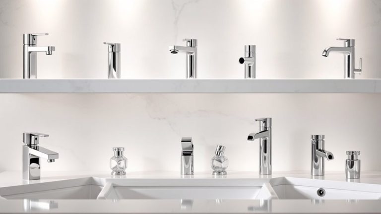 square bathroom sink faucets