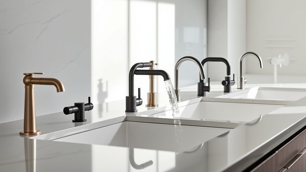 stylish and functional faucets