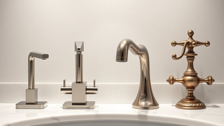 stylish bathroom faucet shapes