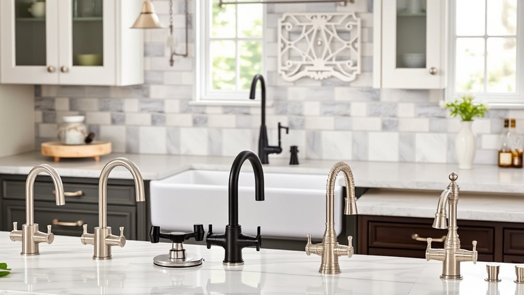 stylish kitchen faucet trends