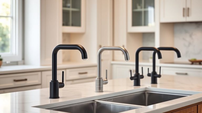 stylish slim base faucets