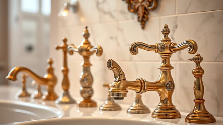 stylish traditional bathroom faucets