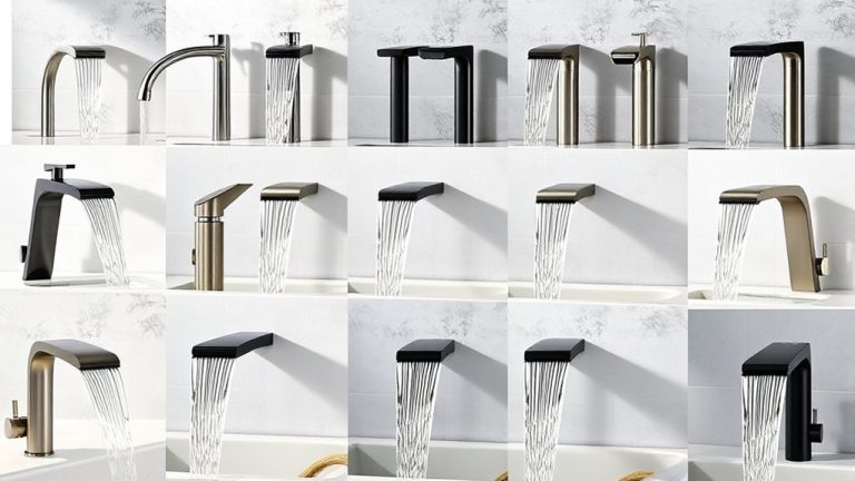 stylish waterfall faucet selection
