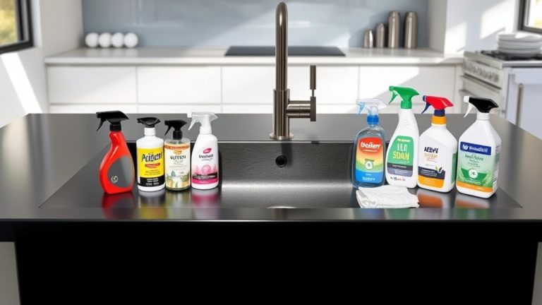 top black sink cleaners