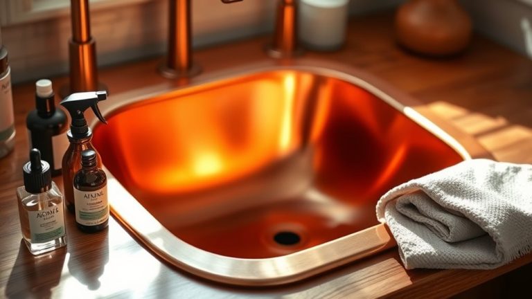 top copper sink cleaning products