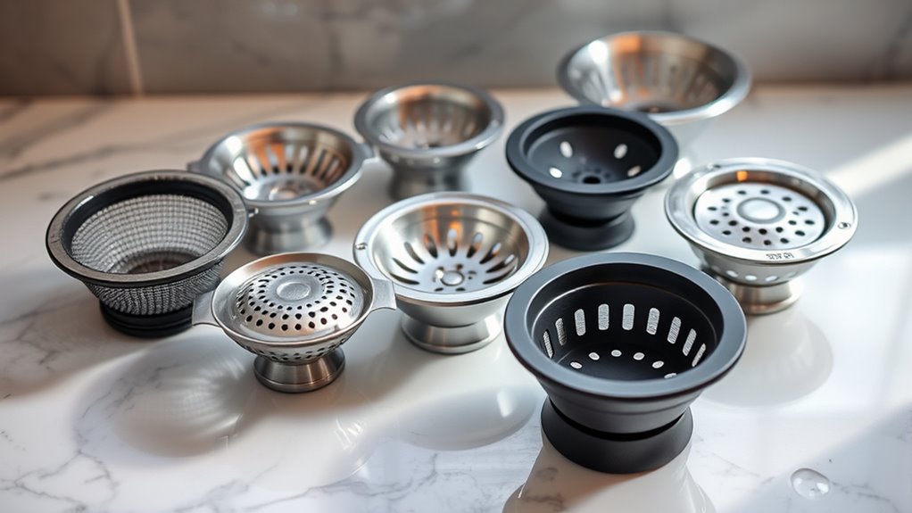 top drain strainer picks