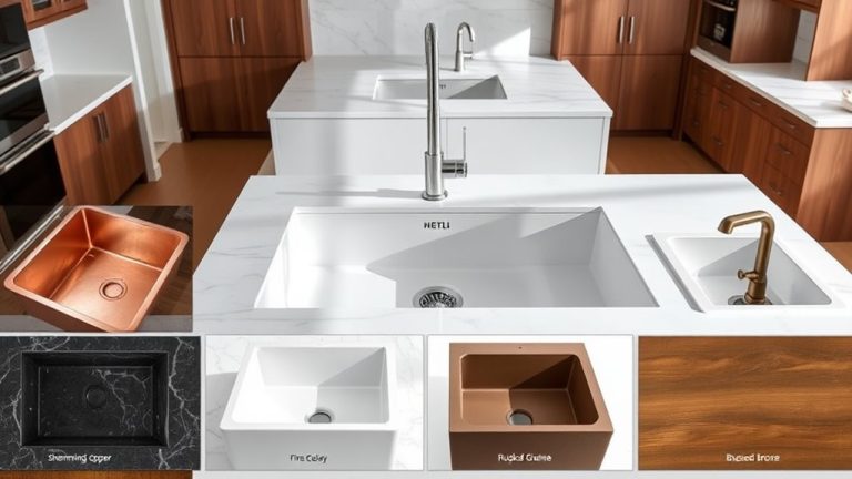 top durable kitchen sink materials