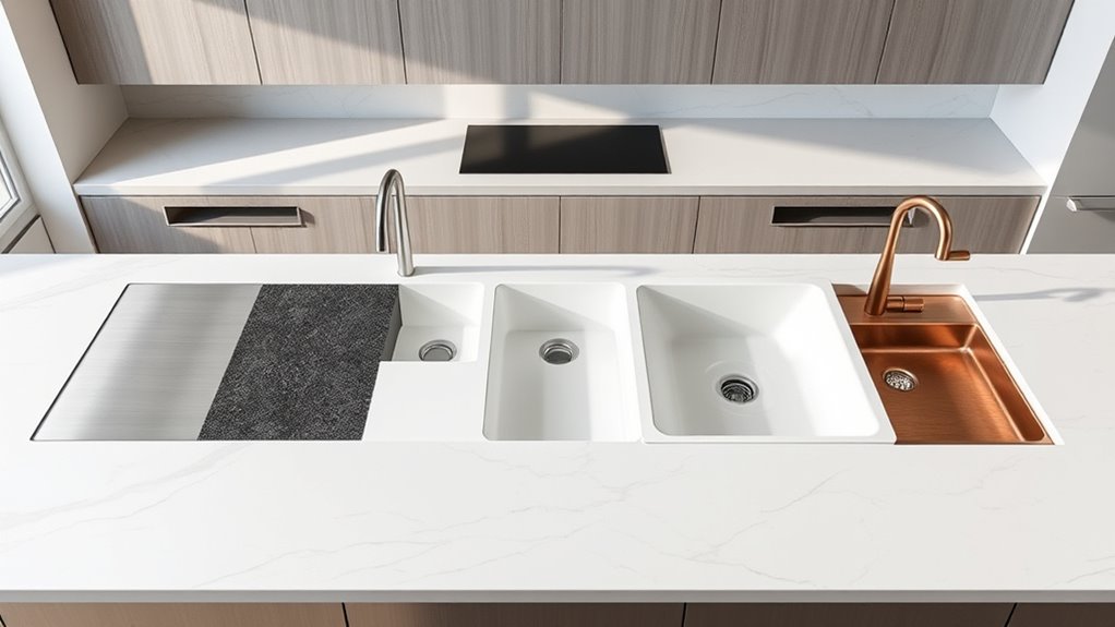 top kitchen sink material choices
