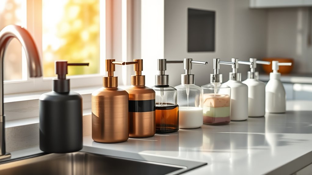 top kitchen sink soap dispensers