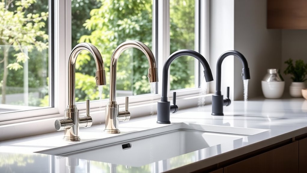 top kitchen spray faucets