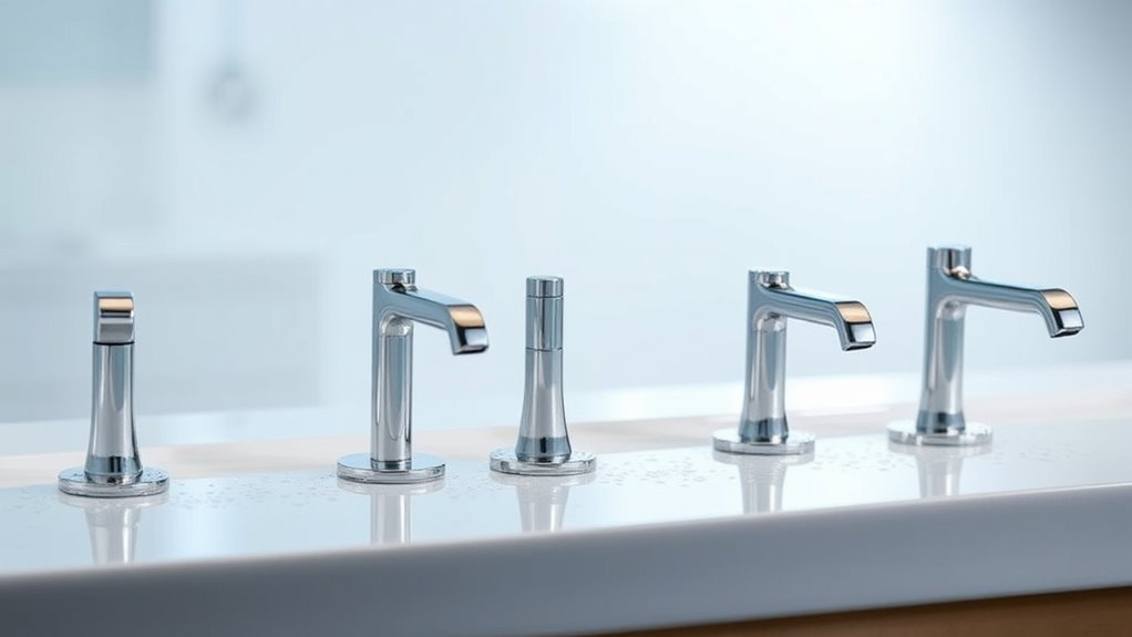 top pedestal sink faucets