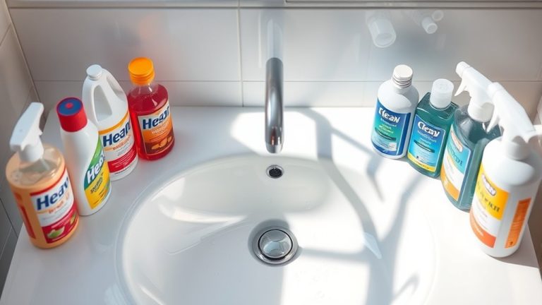 top porcelain sink cleaners