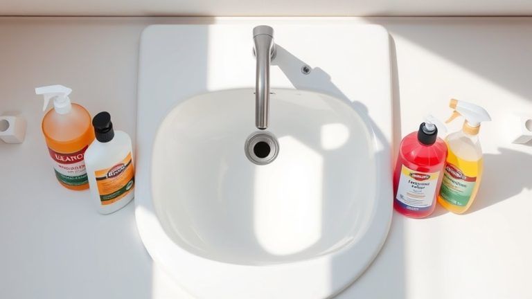top porcelain sink cleaning options